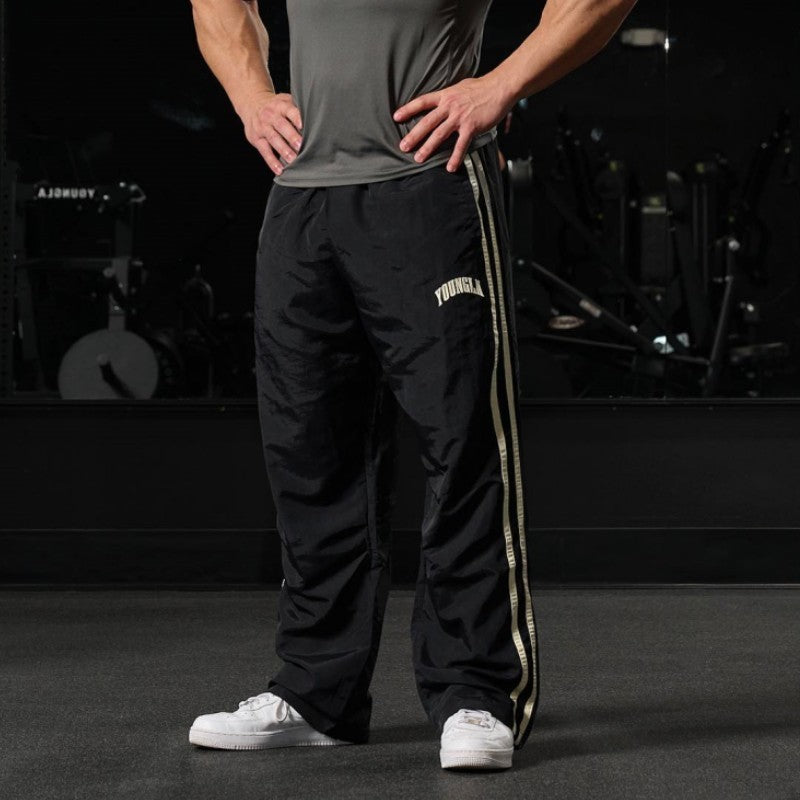 Herren Sport hose gerade gewebt schnell trocknend